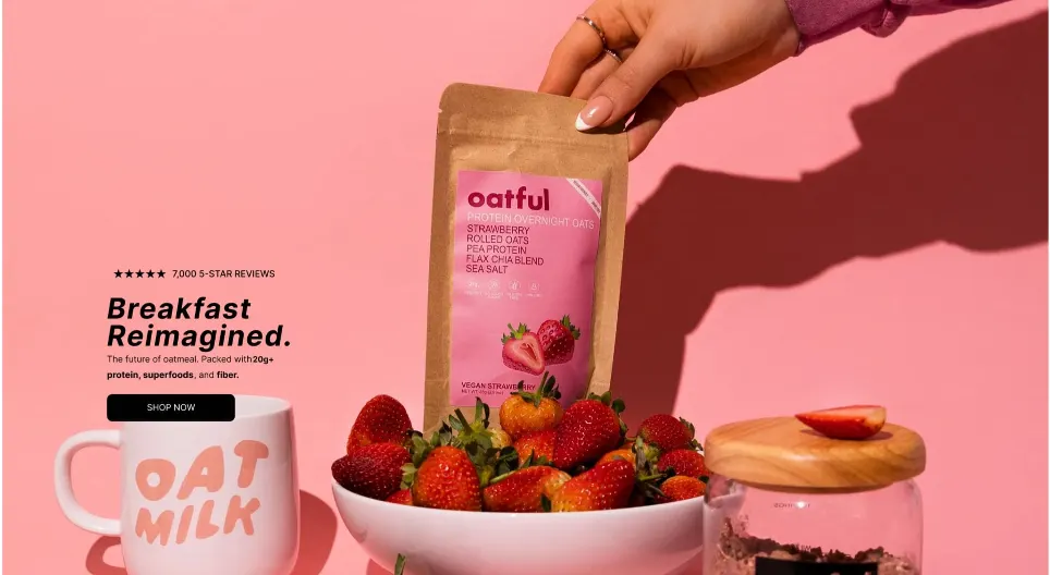 Oatful — health food brand Shopify store built by Xpertshire