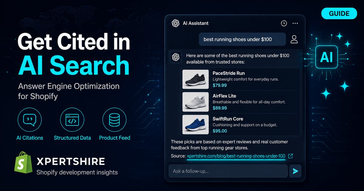 AEO for Shopify: How to Get Your Store Cited in AI Search (2026 Guide)