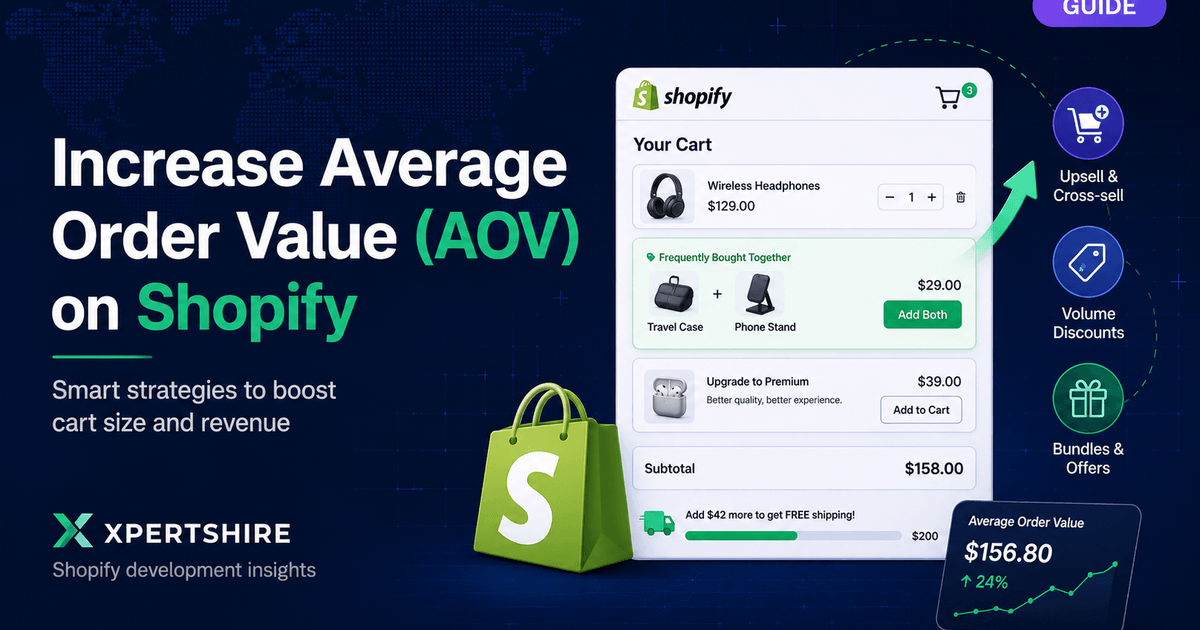How to Increase Average Order Value (AOV) on Shopify: 9 Proven Tactics (2026)