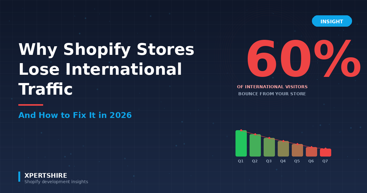 Why Shopify Stores Lose 60% of International Traffic (And How to Fix It in 2026)